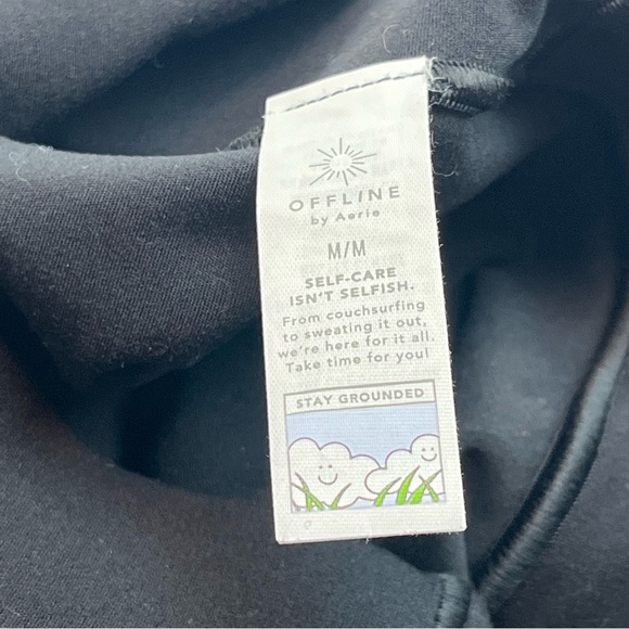 Offline by Aerie Real Me Flare‎ Crossover Leggings Womens Size Medium Black - Picture 5 of 14